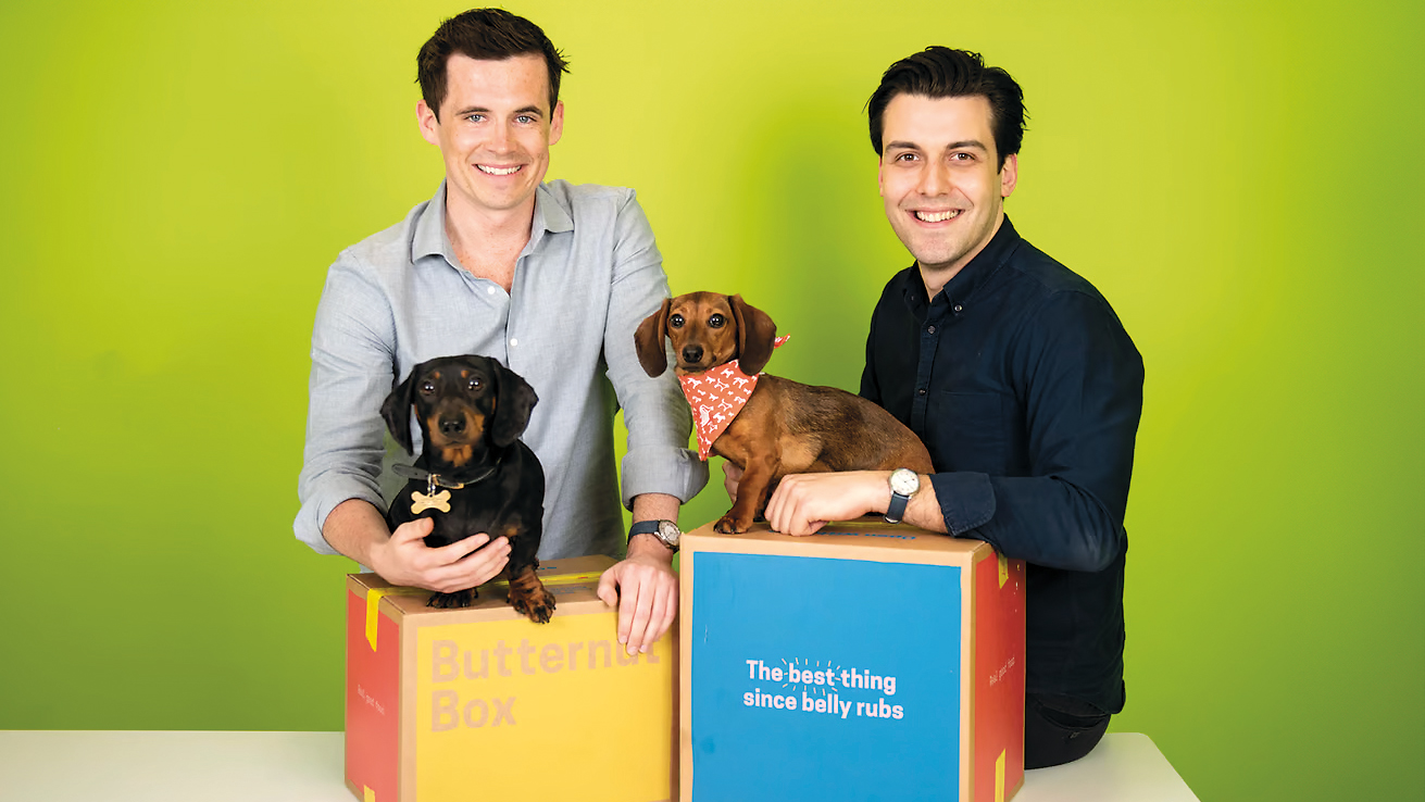 Kevin Glynn and and David Nolan, the founders of Butternut Box