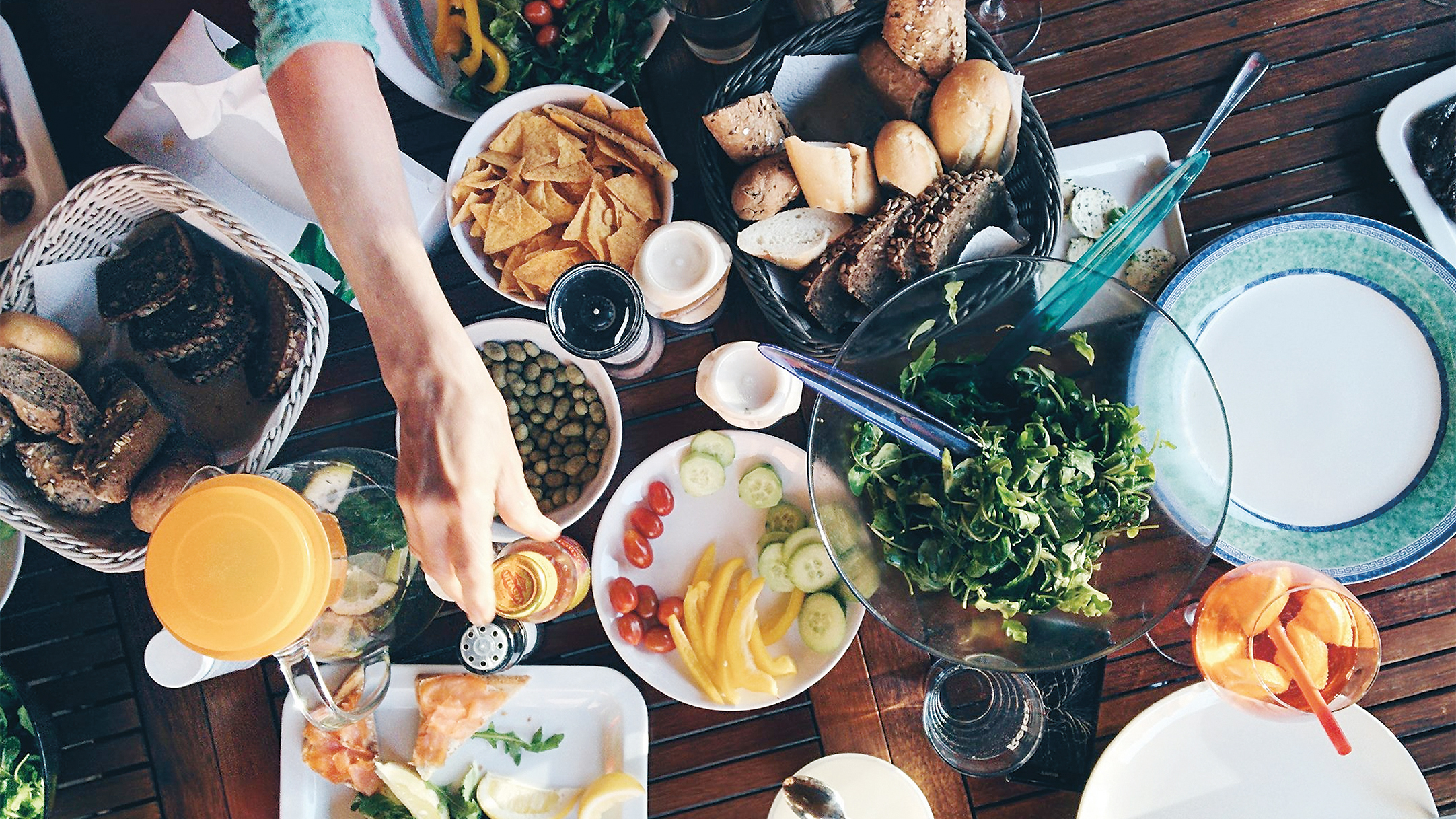all the food